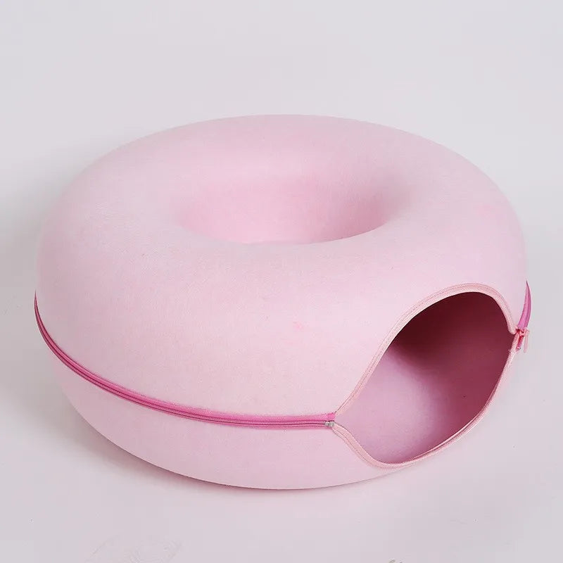 Felt Tunnel Cat Beds