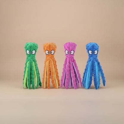 Pet Plush Toy Cat Dog Voice Octopus Shell Puzzle Toy Bite Resistant Interactive Pet Dog Teeth Cleaning Chew Toy Pet Supplies