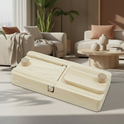 Wooden Enrichment Foraging Toy Chew Toys Feeding Toys for Rat Bunny Hamster