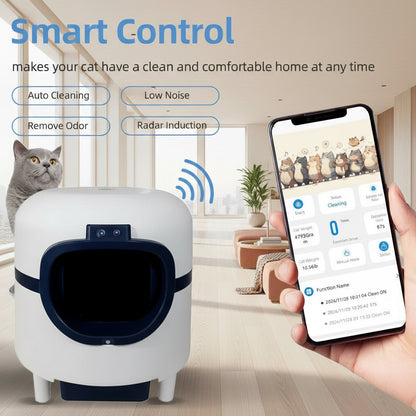 HEYBO Stylish Litter Box Cat Supplies with Smart Sensor
