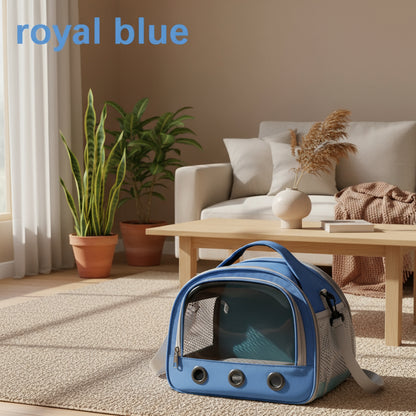 Foldable Cat Dog Bird Rabbit Carrier Bag with Thick Cotton Cushion Pet Aviation  Anti-Suffocation Portable Travel Bag