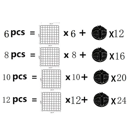 Pet Fence DIY Iron Mesh Can Be Freely Combined Cat Cage Dog Cage Hamster Cage Rabbit Cage