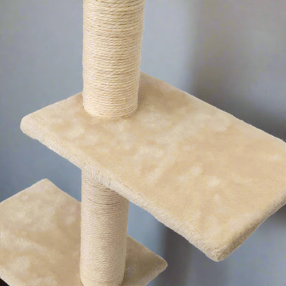 Damyanti Wall-Mounted Cat Tree Shelved 6 Pcs Climbing Center