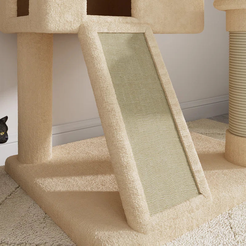 Gateshead 35.8'' H Cat Tree Condos and Scratching Posts Included, with Platform and Basket