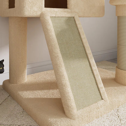 Gateshead 35.8'' H Cat Tree Condos and Scratching Posts Included, with Platform and Basket
