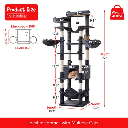 77" Derrike Cat Tree