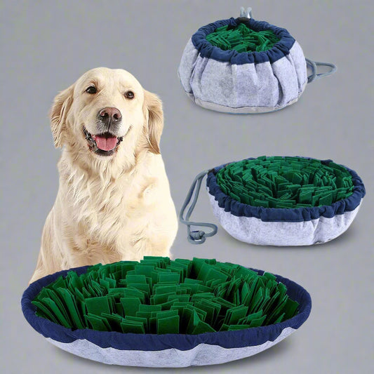 Adjustable Snuffle Mat for Dogs Cats Puzzle Toys Enrichment Pet Stress Relief