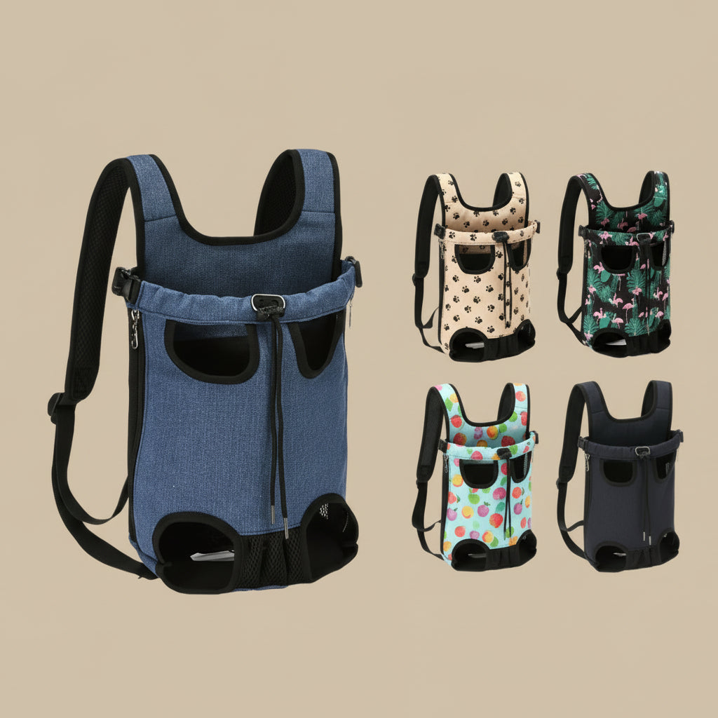 Adjustable Cat Carrier Bag Pet Double Shoulder Backpack Portable Bag Outdoor Travel Camping Hiking Cat Bag Dog Bag