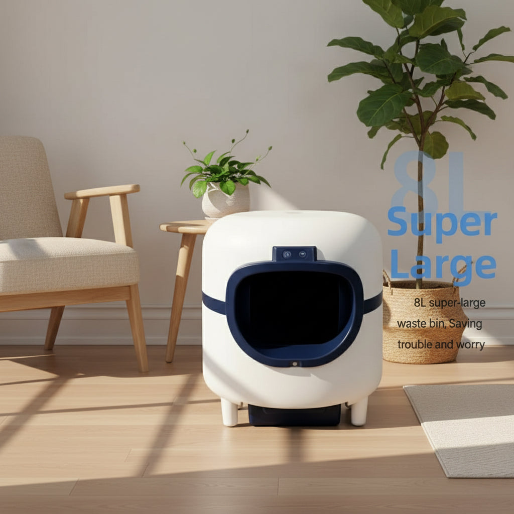 HEYBO Stylish Litter Box Cat Supplies with Smart Sensor