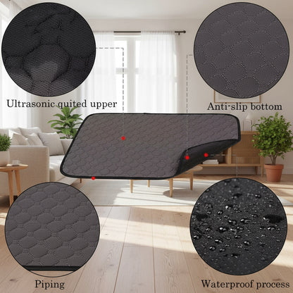 Guinea Pig Cage Lining Washable Guinea Pig Skin Pad Reusable and Non Slip Urinary Pad for Guinea Pig Cat Dog Bed Small Animal