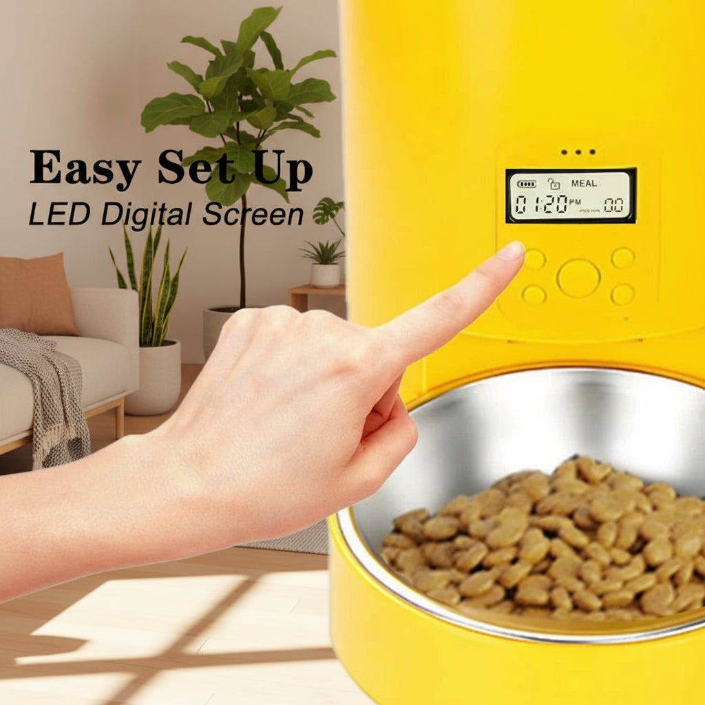 HEYBO Automatic Cat Feeder Wifi 6L Automatic Dog Feeder