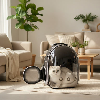 Transparent Cat Carrying Bags Space Breathable Pet Backpack Portable Puppy Dog Backpack Transport Carrier Space Capsule Bag Pets