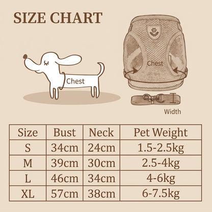 Cat Dog Pet Harness Adjustable Control Vest Dogs Reflective S M L XL Leash