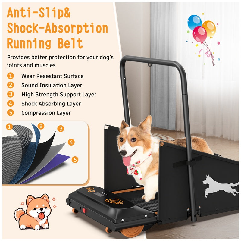 Dog Treadmill For Small to Medium Dogs - Dog Pacer Treadmill For Healthy & Fit Pets - Dog Treadmill Run Walk
