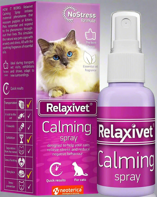 Calming Pheromone Spray Scratch Repellent for Cats Reduce Stress during Travel