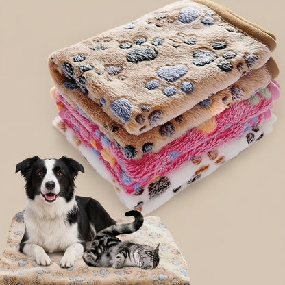 Soft Fluffy Quality Pet Blanket Cute Cartoon Pet Mat Warm and Comfortable Blanket for Cats and Dogs