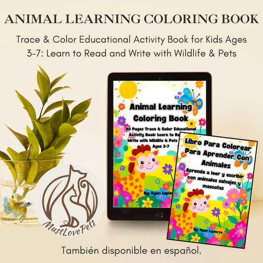 Trace & Color Activity Book