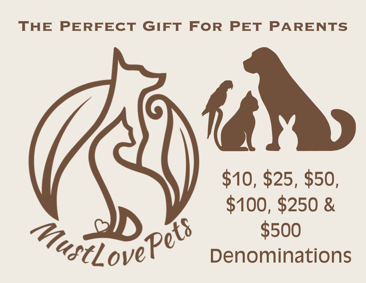 MustLovePets Gift Card
