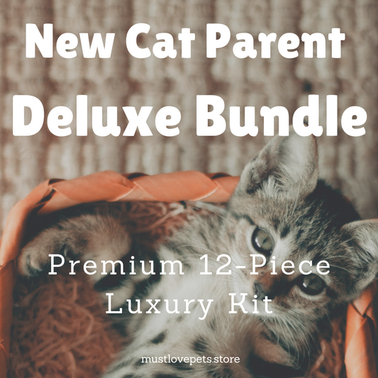 New cat parent deluxe bundle: Premium 12-piece luxury kit