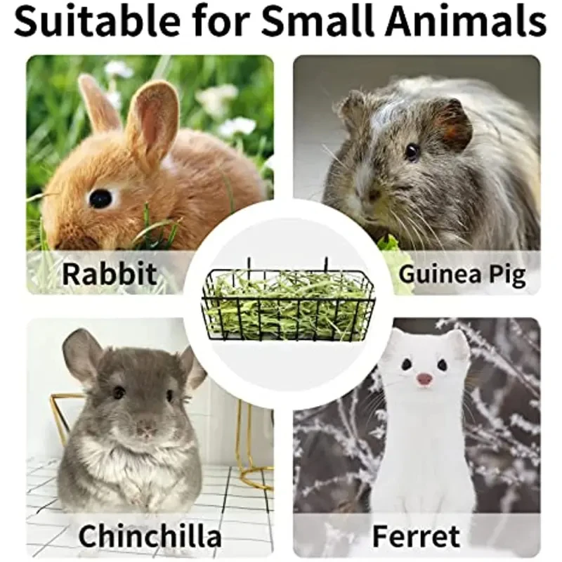 Metal Rabbit Hay Feeder Rack  MustLovePets