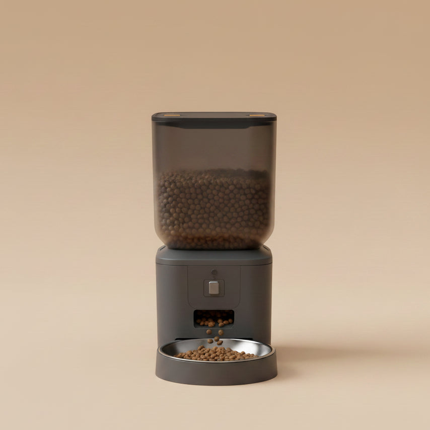 8L WiFi Smart Pet Feeder with 1080P Camera by FURPIPI, featuring a smartphone app.
