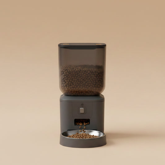 8L WiFi Smart Pet Feeder with 1080P Camera by FURPIPI, featuring a smartphone app.