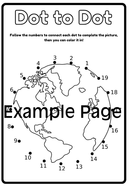 Dot-To-Dot Coloring Book (PDF)