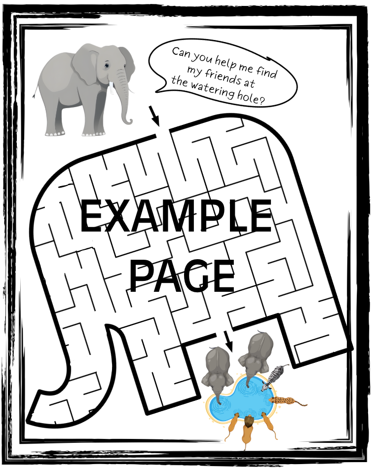 Big Book of Mazes: 100+ Animal-Themed Puzzle Adventures - Easy to Hard Difficulty Levels | Ages 6-12 Activity Book for Problem Solving & Fun Learning