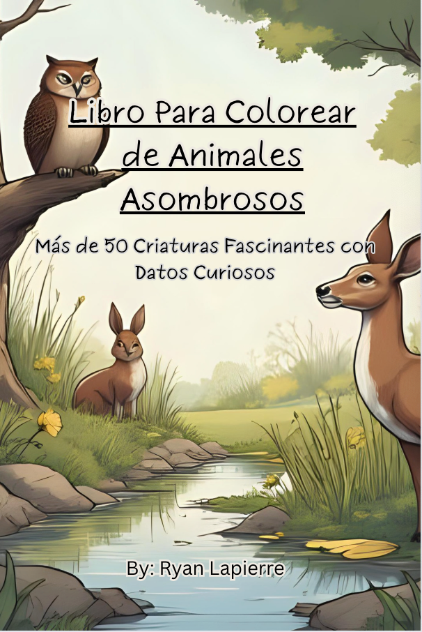 Amazing Animals Coloring Book: 50+ Fascinating Creatures with Fun Educational Facts