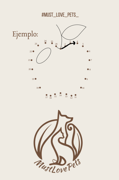 Design template for a logo with a cat and dog silhouette and 'MustLovePets' branding.