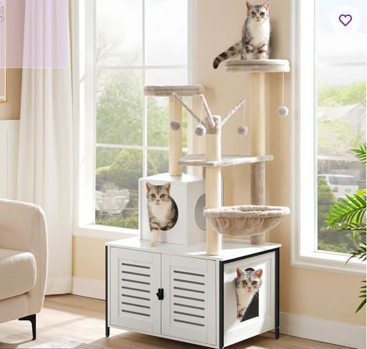 Feline Dream Room Collection - Complete Cat Room Transformation System with Multi-Level Territory & Luxury Comfort