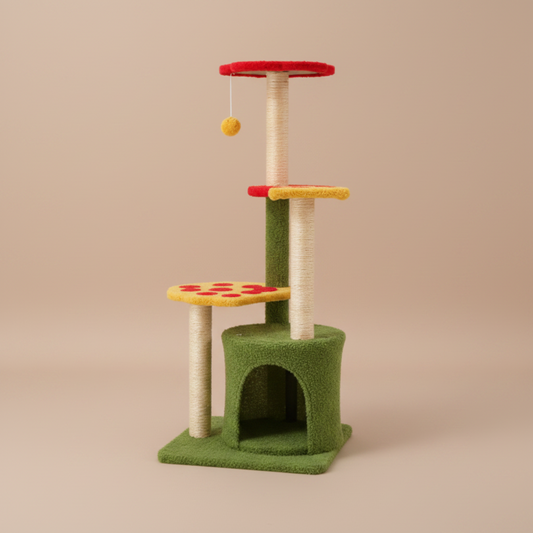 Flower Cat Tree - 37"