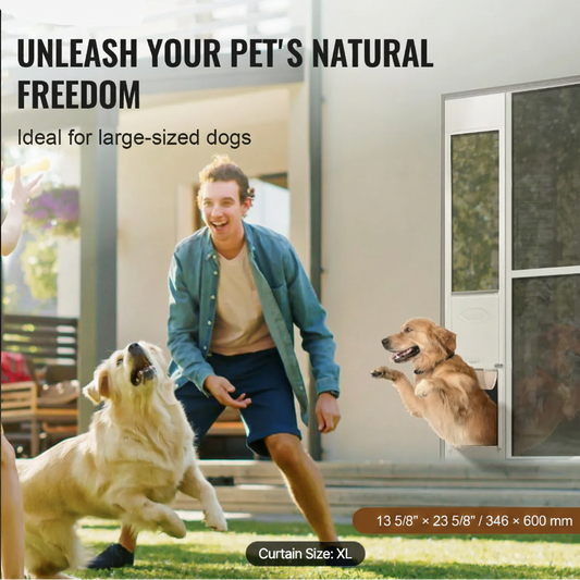 Sliding Glass Door Pet Door Insert (M, L, & XL)  MustLovePets
