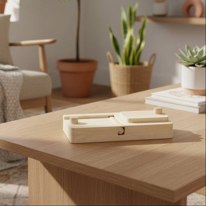 Wooden Enrichment Foraging Toy Chew Toys Feeding Toys for Rat Bunny Hamster