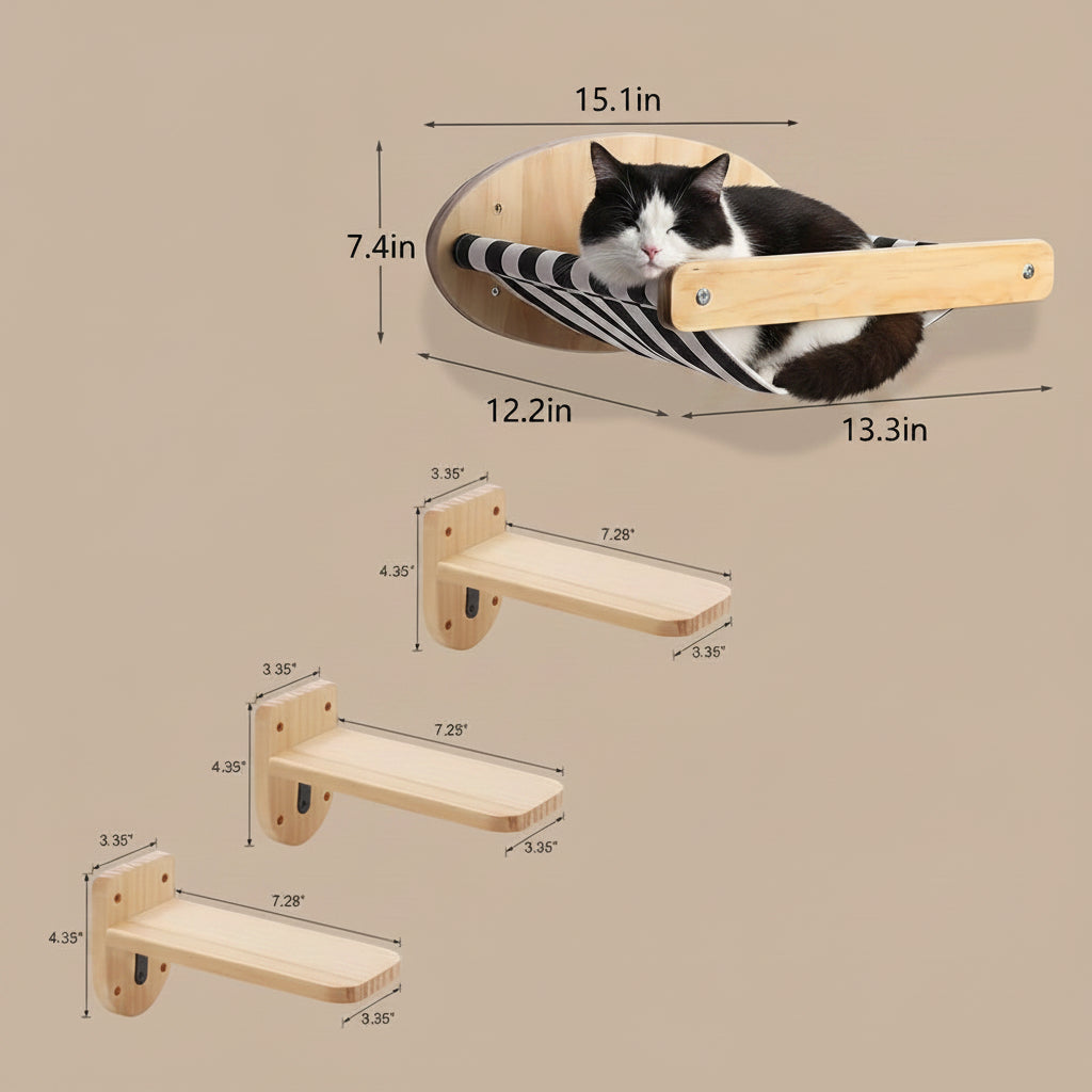 Wall-Mounted Cat Furniture