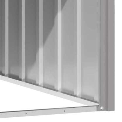 Dog House Gray 45.9"X60.2"X32.1" Galvanized Steel