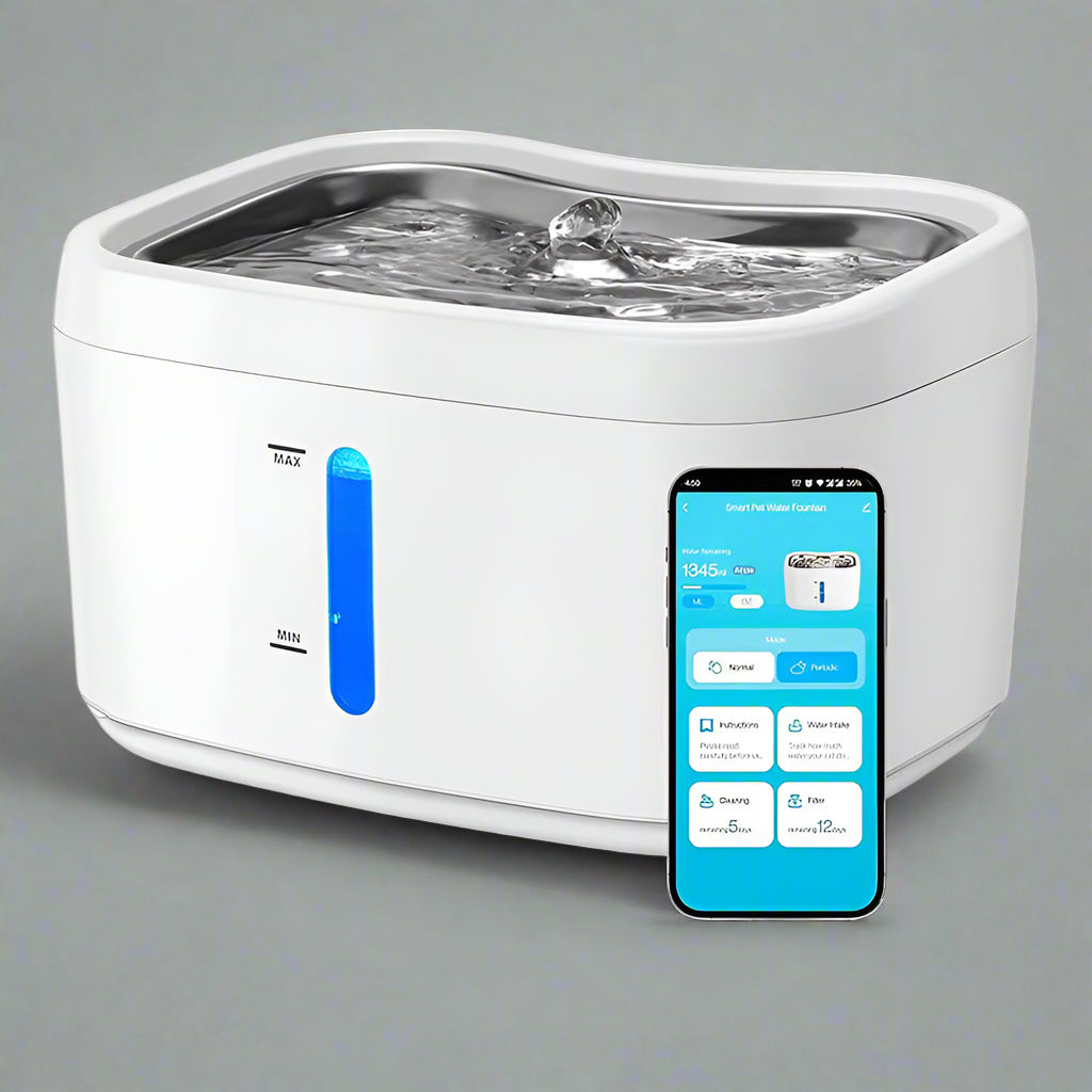 HEYBO Pet Water Fountain Water Dispenser with Smart Pump