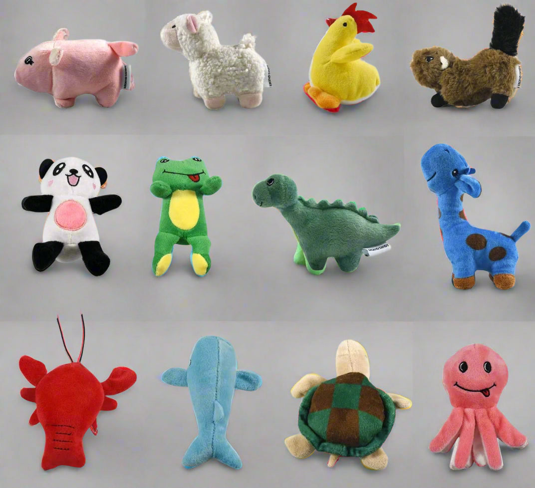 " Squeaky Plush Dog Toy Pack for Puppy, Small Stuffed Puppy Chew Toys 12 Dog Toys Bulk with Squeakers, Cute Soft Pet Toy for Small Medium Size Dogs"