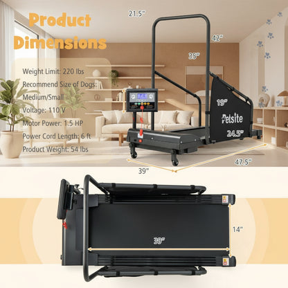 Indoor Pet Exercise Equipment with Remote Control