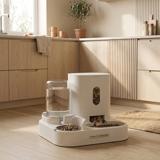 2L Gravity Pet Feeder & Water Bowl