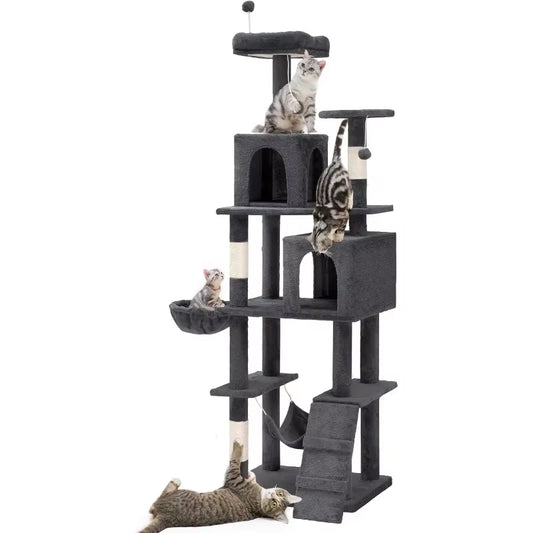 75"H Plush Cat Tree