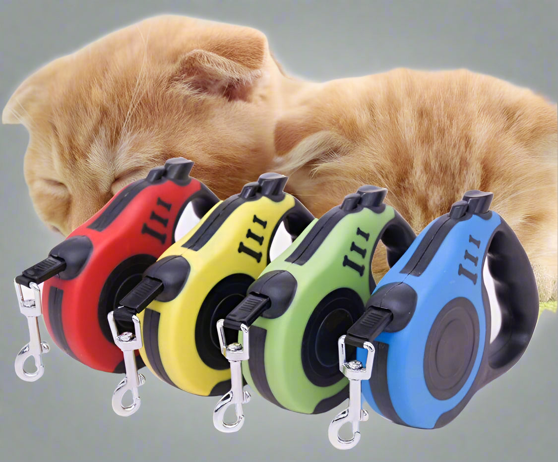 16.5FT Automatic Retractable Dog Leash Pet Collar Automatic Walking Lead Free US