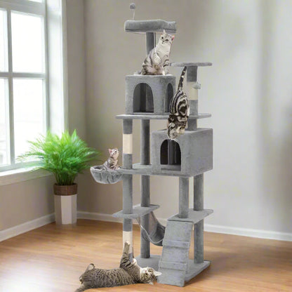 75"H Plush Cat Tree