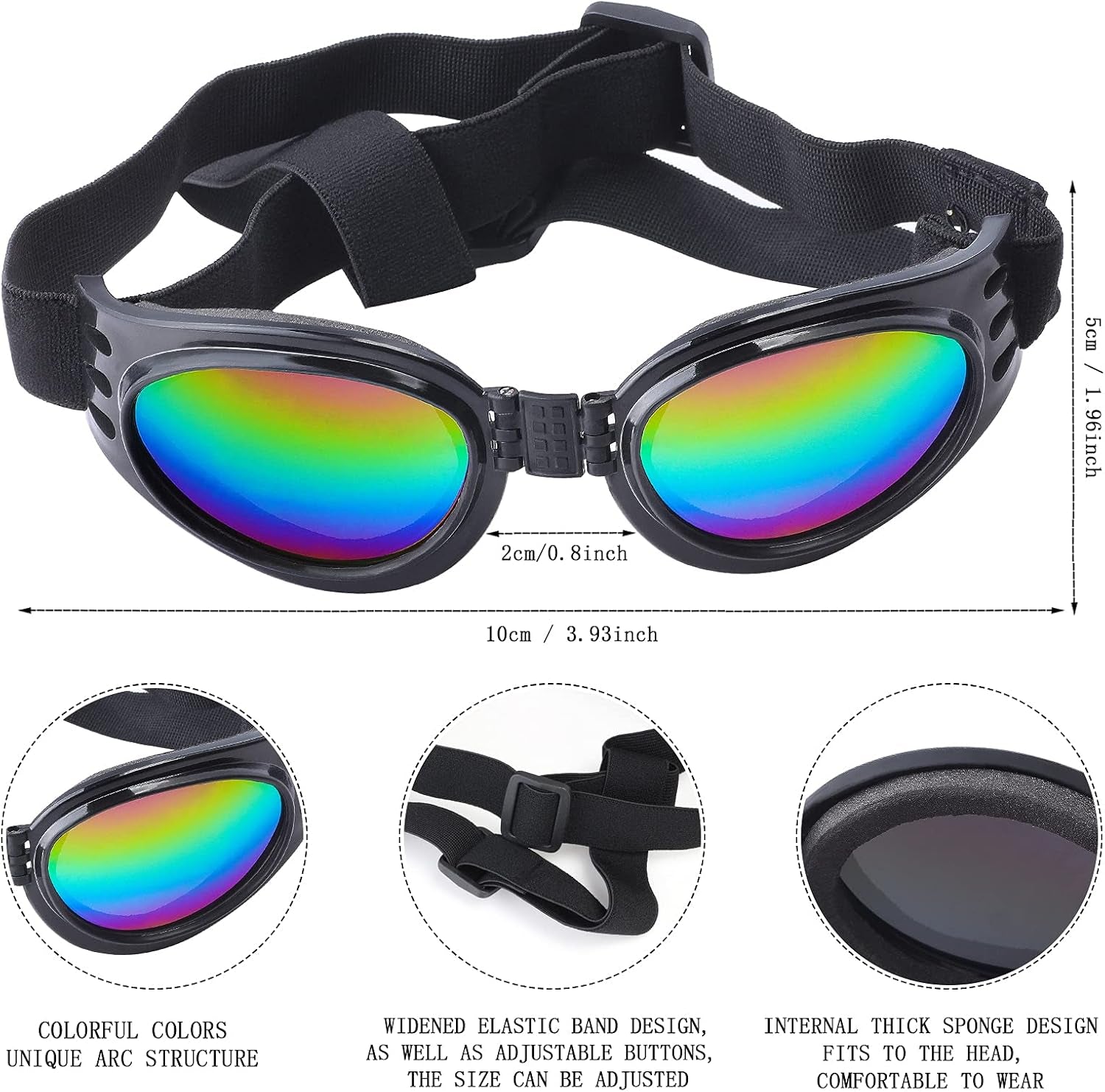 picture of the details of the sunglasses