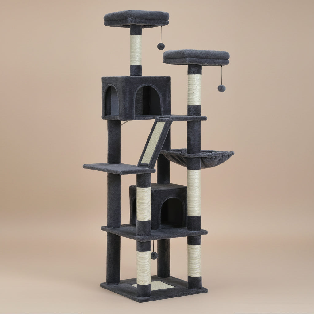 Cat Towers Over 61"H (U.S. Only)  MustLovePets