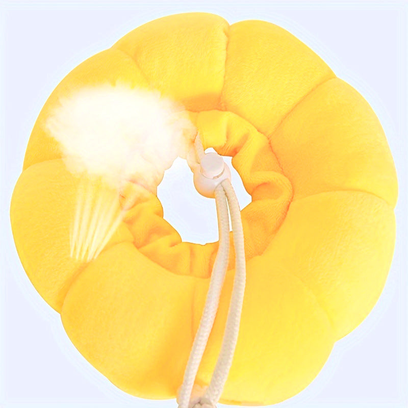 Cat Small Dog Recovery Collar | Cute Sunflower Neck Cone