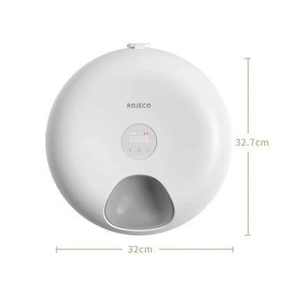 6 Meals Automatic Pet Feeder Smart Cat Food Dispenser for Wet & Dry Food Kibble Dispenser Accessories Auto Feeder for Cat