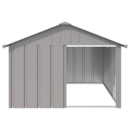 Dog House Gray 45.9"X60.2"X32.1" Galvanized Steel