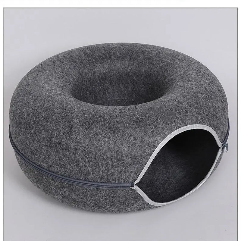 Felt Tunnel Cat Beds