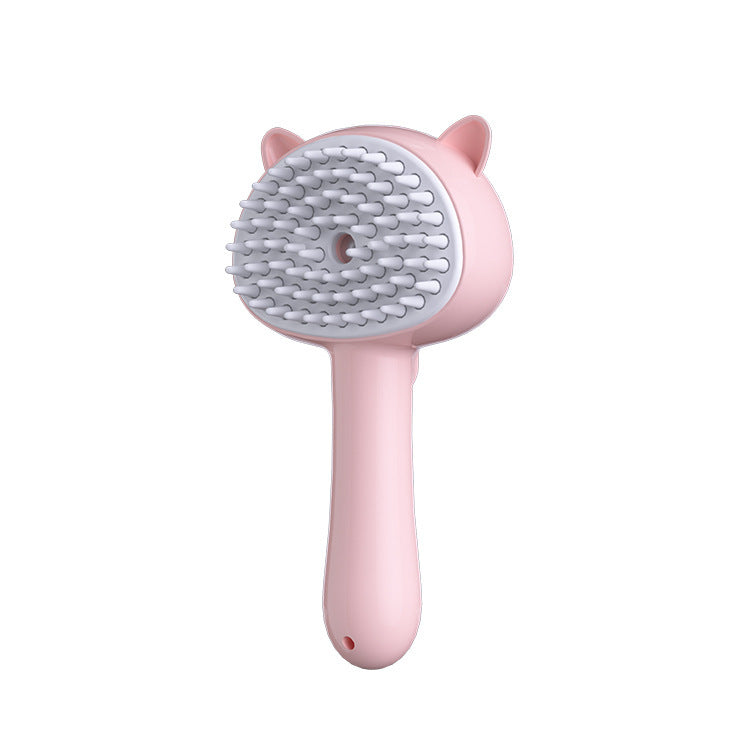 Hair Cleaning Brush With Mist Multifunctional Cat Grooming Brush Rechargeable Self Cleaning Slicker Brush For Pets Dogs &amp; Cats Pet Products